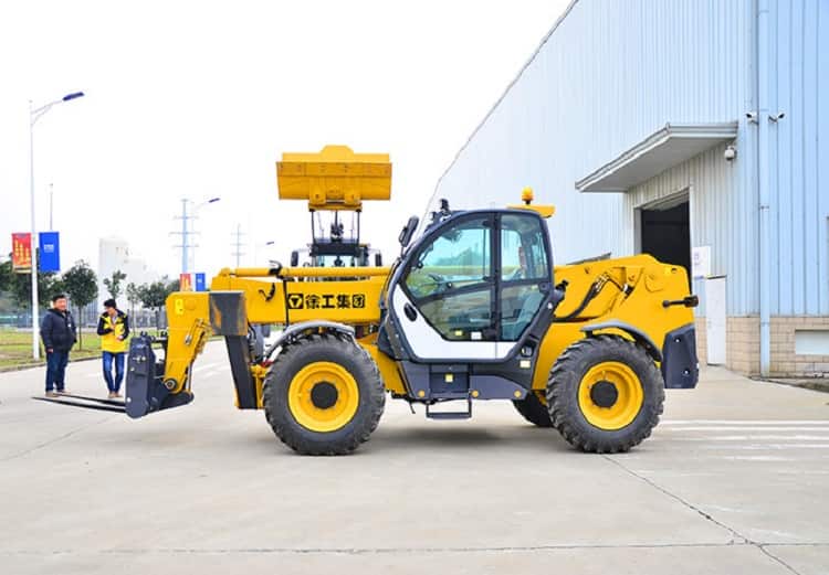 XCMG official 3 ton agricultural telescopic handler XC6-3514K 14m side loader forklift price